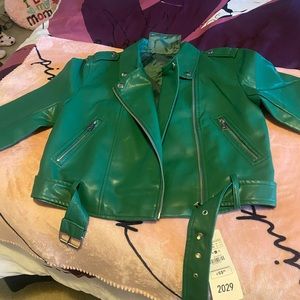 Green jacket size large run small